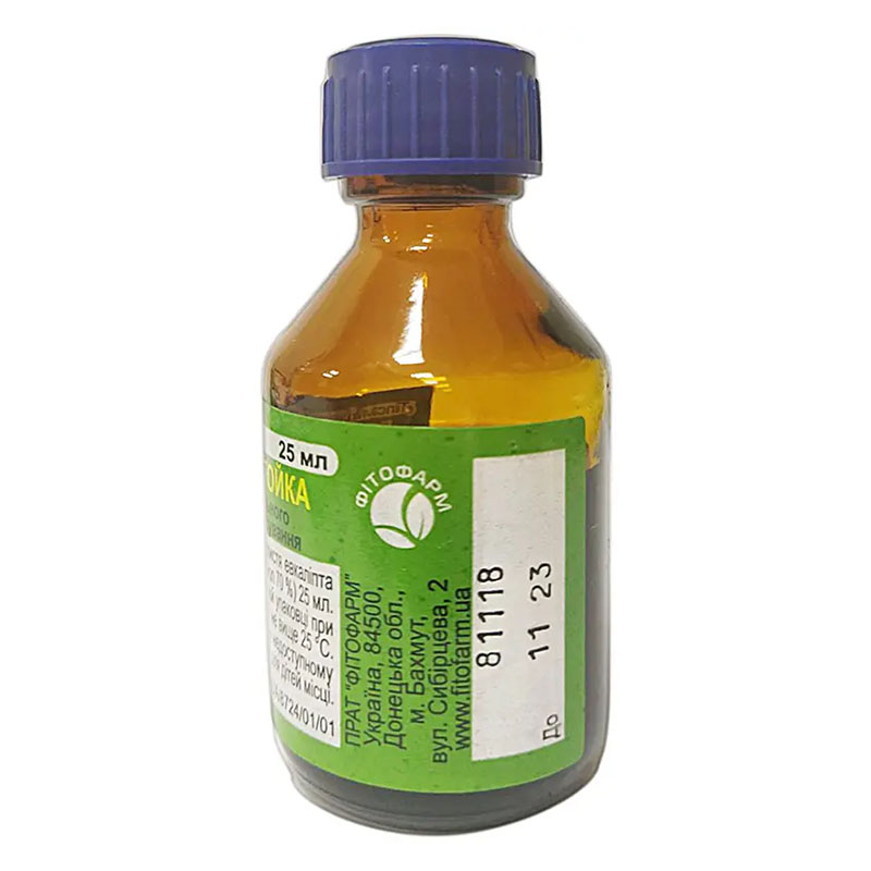 Эвкалипта настойка по 25 мл во флаконе