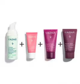 *Набор Caudalie 2832 Vinosource-Hydra Summer Set (Мусс 50мл+Гель15мл+Лосьон 30мл+Гель д/душа 30мл)