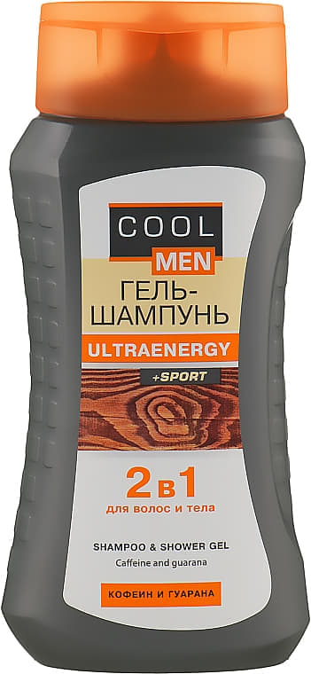 *Гель-шампунь Cool Men Ultraenergy Sport 2 в 1 1л