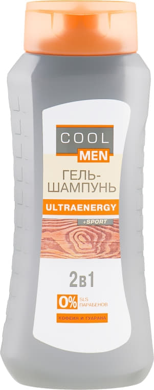 *Гель-шампунь Cool Men Ultraenergy Sport 2 в 1 1л