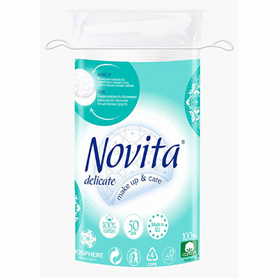 *NOVITA Delicate ватные диски 50шт *NOVITA Delicate ватные диски 50шт