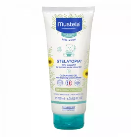 *MUSTELA гель очищающий нежный Stelatopia 200мл