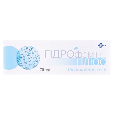 *Гідрофемін плюс гель вагін.75г