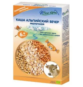 *Fleur Alpine каша молочна Альпійський вечір 6+ 200г