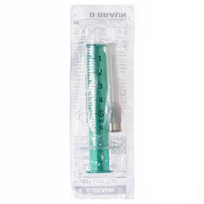 Шприц 2-х комп. Injekt Luer Duo з 1-ю голкою 22G (0,7x30мм) 5мл №1 B.Braun