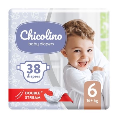 *Chicolino підгузки дитячі р. 6 (16+ кг) № 38