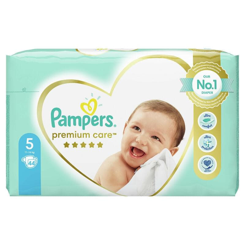 *Підгузки дитячі PAMPERS Premium Care Junior 11-16 кг 44 шт