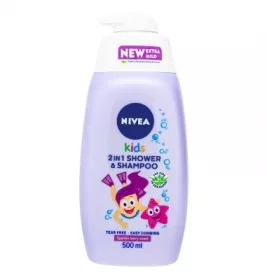 *NIVEA гель-шампунь детский 2в1 д/девочек 500мл 84589