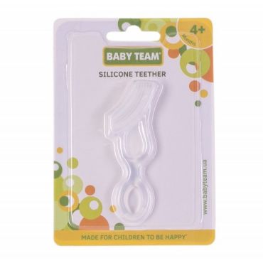 *BABY TEAM прорізувач-масажер силіконовий 4013