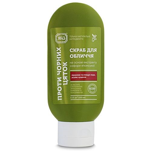 *ЯКА скраб д/обличчя від чорн. цяток 100мл