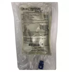 *Гелоплазма р-н д/інф. по 500 мл у мішку Freeflеx №1