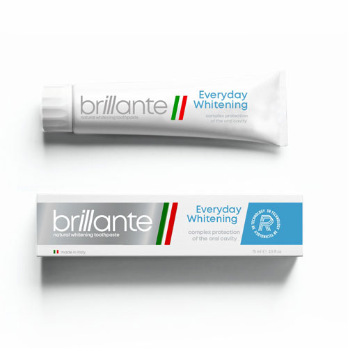 *Brillante зубна паста Everyday Whitening комплексний захист 75мл