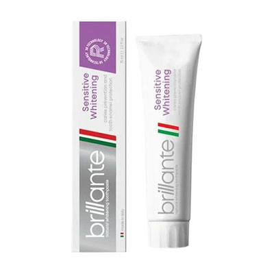 *Brillante зубная паста Sensitive Whitening профилактика карьеса 75мл *Brillante зубная паста Sensitive Whitening профилактика карьеса 75мл