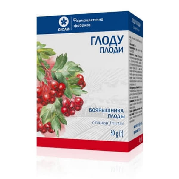 *ДУБЛЬ Боярышника плоды 50г Виола *ДУБЛЬ Боярышника плоды 50г Виола