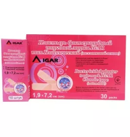*Пластир бактер. Igar 7,2 х 1,9 см №10