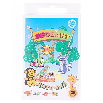 *Набір пластирів Леобант дитячий 19 х 72 мм №20