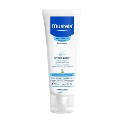 *MUSTELA крем д/обличчя зволожуючий HydraBebe 40мл