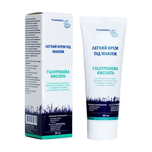 *PHARMEA Гіалуронова Кислота крем легкий під макіяж 60мл