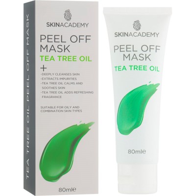 *Skin Academy маска д/лица Peel off Mask Tea Tree 80мл *Skin Academy маска д/лица Peel off Mask Tea Tree 80мл
