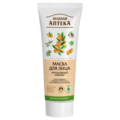 *Зелена Аптека маска д/обличчя Інтенсивний ліфтинг 75мл