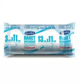 *Пакет перев'язочний стер. Білосніжка з 1 подушечкою 13 х 11см