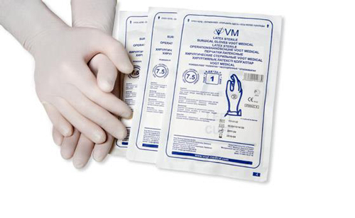 *Рукавички Vogt Medical н/ст. латекс пудр. р. L (пара)