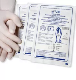 *Рукавички Vogt Medical н/ст. латекс пудр. р. L (пара)