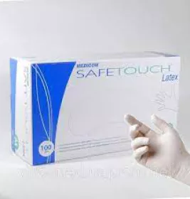 *Перчатки Medicom Safe-Touch н/ст. латекс. б/пудры р. М (пара)