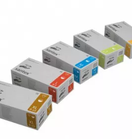 *Рукавички Santex н/ст. латекс. пудр. р. S (пара)