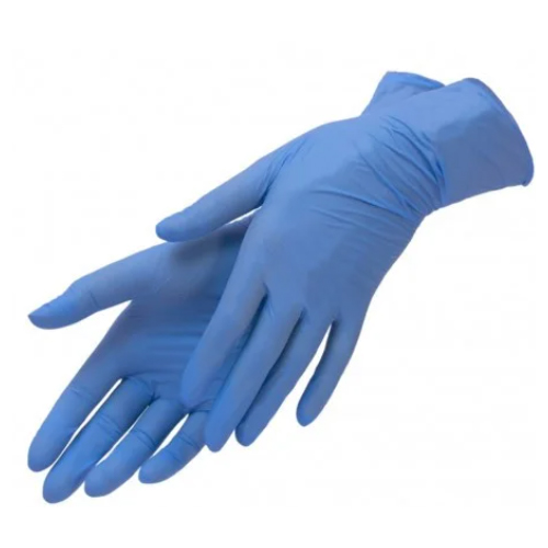 *Рукавички Prestige Medical н/ст. нітрил. текстур. б/пудри блакитні р. L (50 пар)