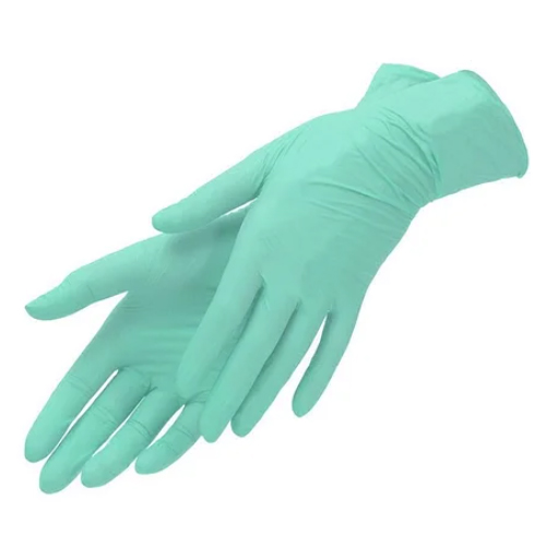 *Рукавички Apple н/ст. нітрил. зел. р. М (50 пар)