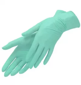 *Рукавички Apple н/ст. нітрил. зел. р. М (50 пар)