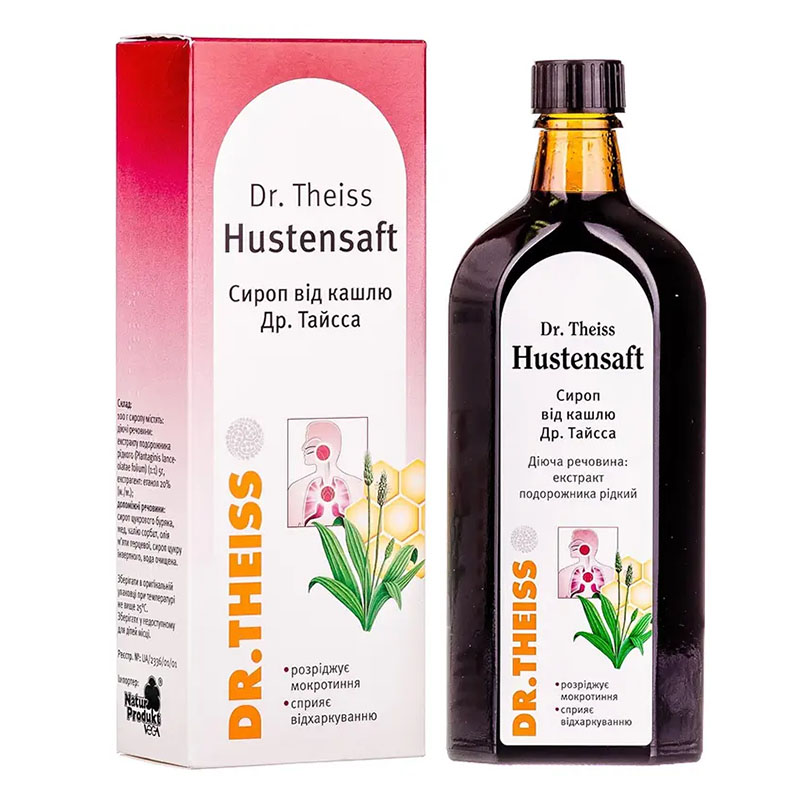 Сироп від кашлю Др. Тайсс по 250 мл у флаконі 1 шт.