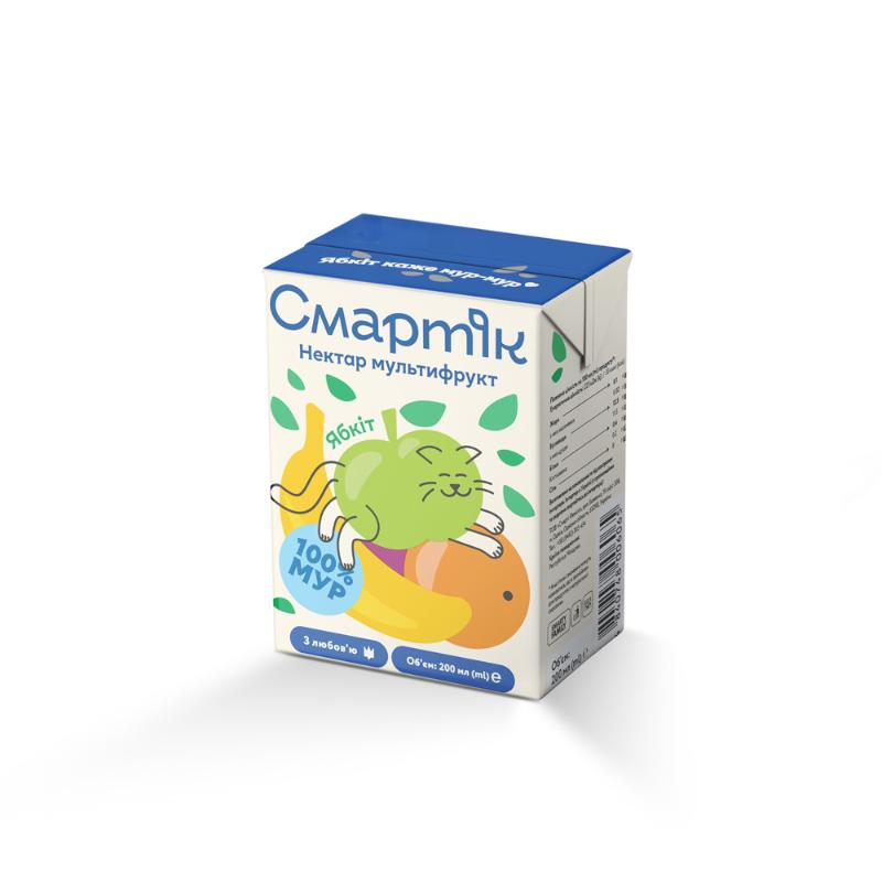 Нектар Смартік мультифрукт 200 мл