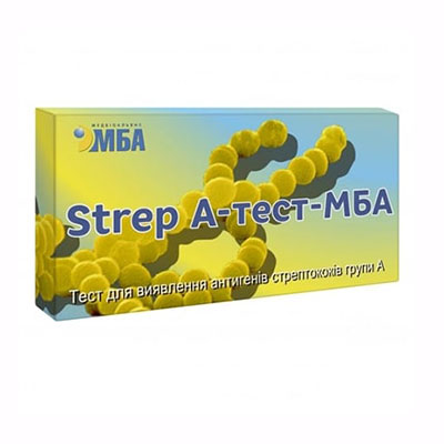 Тест-набір Strep A-тест-МБА для виявлення стрептококу групи А