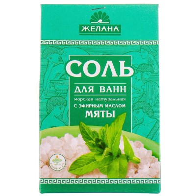 *Сіль для ванни Желана м'ята 500 г
