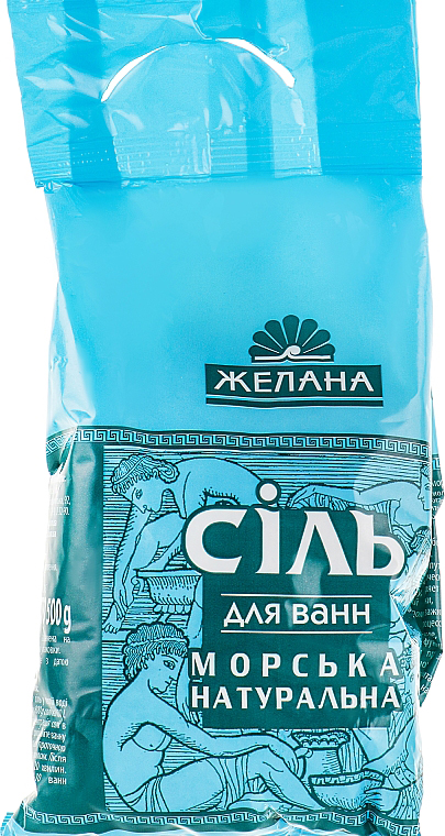 *Сіль для ванни Бажана натуральн морська 500 г