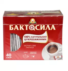 *Замінник цукру Стевіясан Бактосила 40 г