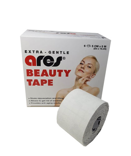 *Кінезіо тейп Ares Beauty 5 м х 5 см космет.