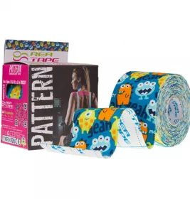 *Кінезіо тейп REA TAPE Ultra 5 м х 5 см Монстрики