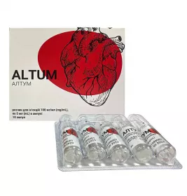 Алтум р-н д/ін. 100 мг/мл амп. 5 мл №10 Лекхім
