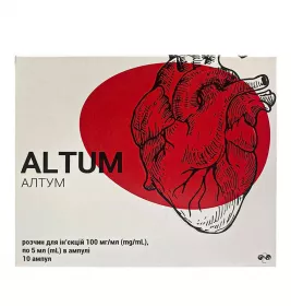 Алтум р-н д/ін. 100 мг/мл амп. 5 мл №10 Лекхім