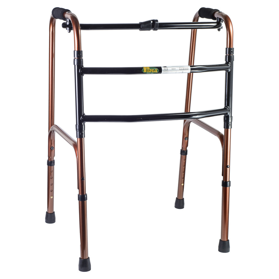 *Ходунки крокуючі Nova складні алюмінієві (висота 81-91см)