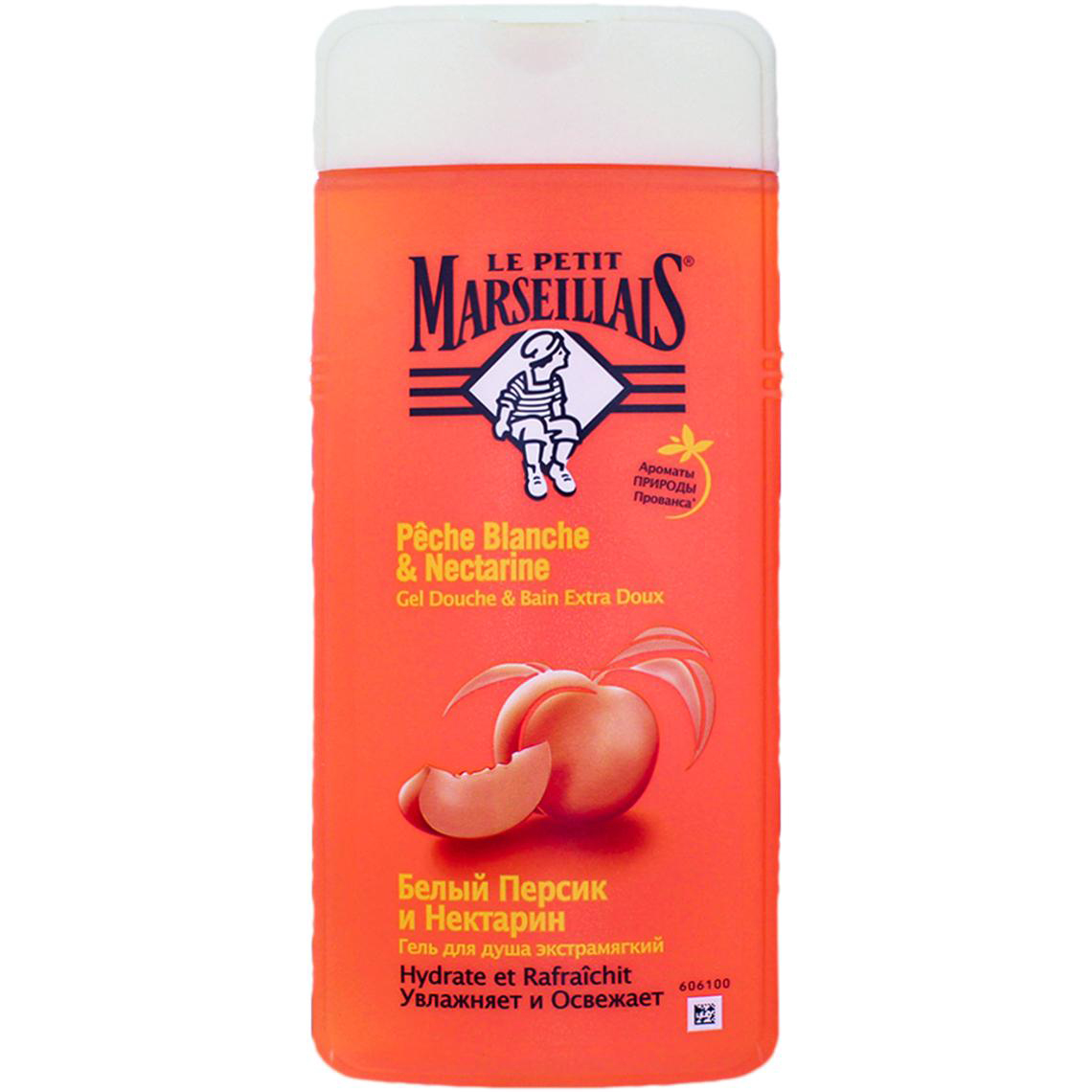*Гель Le Petit Marseillais для душа Білий персик і нектарин 650 мл