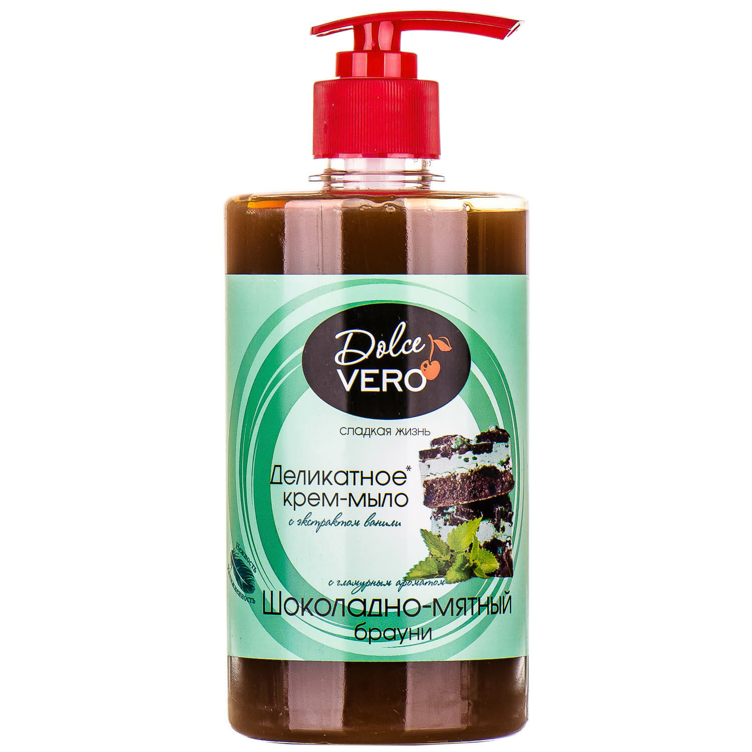 *Мило рідке Dolce Vero Шоколадно-м'ятний брауні 500 мл