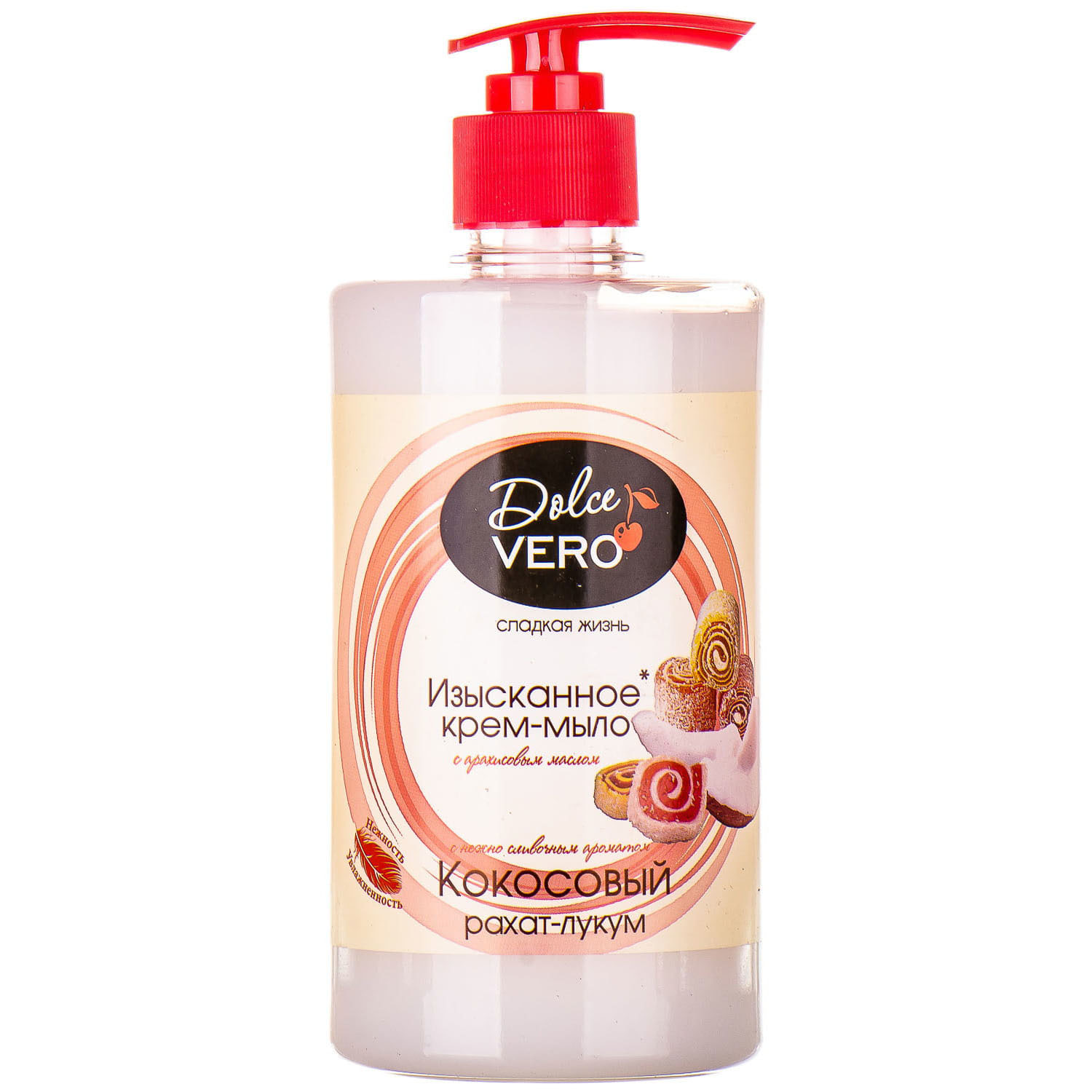 *Мило рідке Dolce Vero Кокосовий Рахат-Лукум 500 мл Дойпак