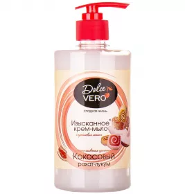 *Мило рідке Dolce Vero Кокосовий Рахат-Лукум 500 мл Дойпак