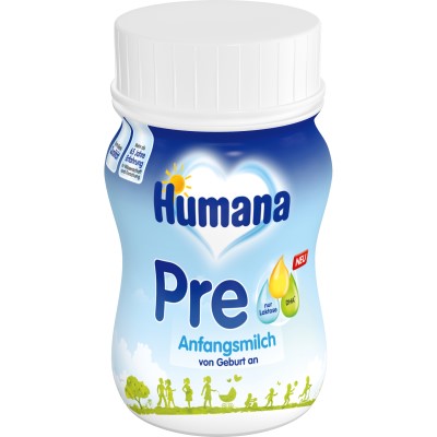 *Смесь Humana жидкая молочная PRE mit LC PUFA (0+) 90мл *Смесь Humana жидкая молочная PRE mit LC PUFA (0+) 90мл