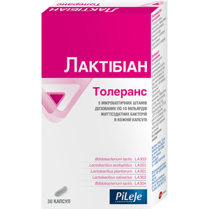 *Лактібіан Толеранс капс. №30