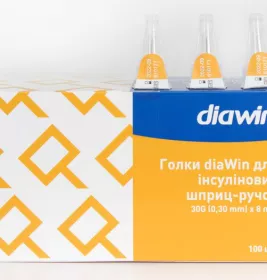 *Иглы для шприц-ручек Diawin 30G 0,30 х 8 мм №100